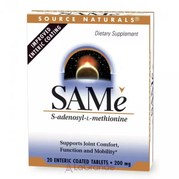 Source Naturals SAMe 200 mg Enteric Coated S-����������������