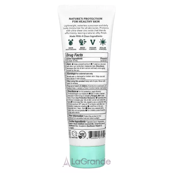 Badger Company Daily Mineral Sunscreen SPF30 ���������� �������������� ���� � ��������������� SPF30