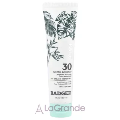 Badger Company Face Mineral Sunscreen SPF30 ̳     SPF30
