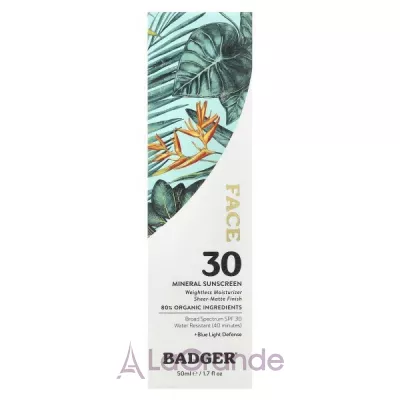 Badger Company Face Mineral Sunscreen SPF30 ̳     SPF30