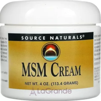 Source Naturals MSM Cream    