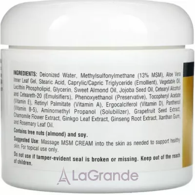 Source Naturals MSM Cream    
