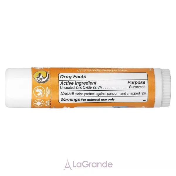 Badger Company Active Kids Sunscreen Stick SPF35 Tangerine & Vanilla ����������� ����������� �������������� ���� ��� ����� SPF35 � �������� 