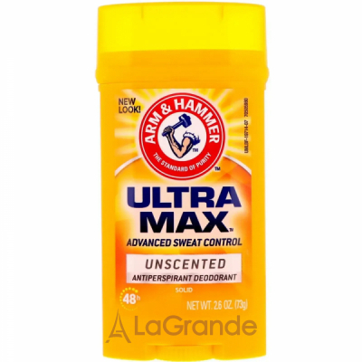 Arm & Hammer Ultra Max Antiperspirant Deodorant Unscented    ,  