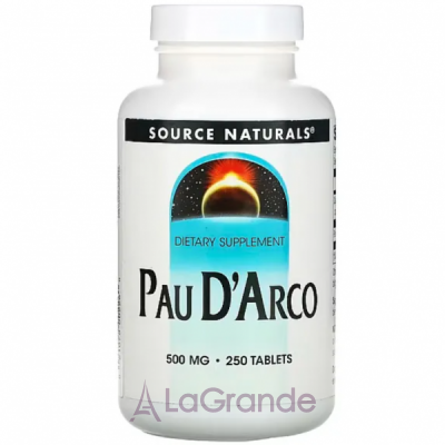 Source Naturals Pau D'Arco 500 mg ĳ  