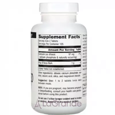 Source Naturals Pau D'Arco 500 mg ĳ  