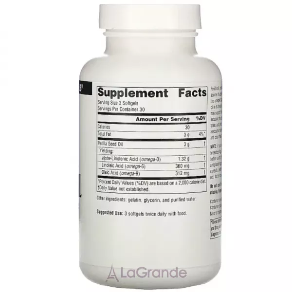 Source Naturals Perilla Oil 1000 mg ����������� ������� 