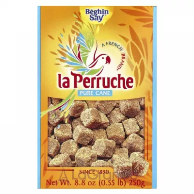 La Perruche Pure Cane Rough Sugar Cubes     