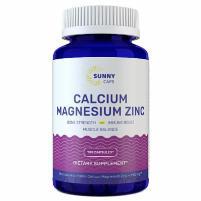 Sunny Caps Calcium Magnesium Zinc ĳ     '  
