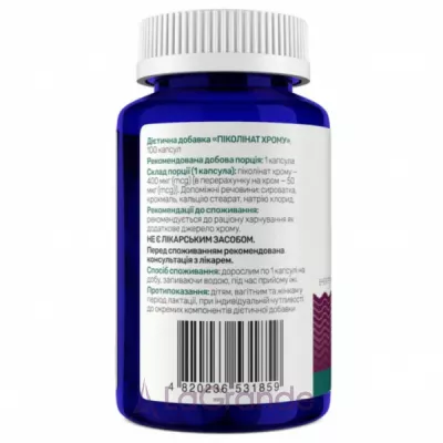 Sunny Caps Chromium Picolinate            