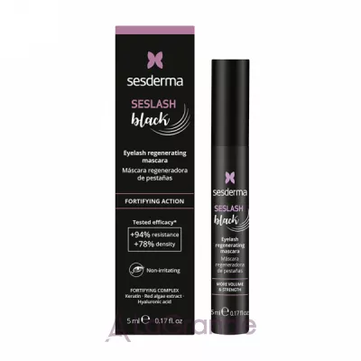 SesDerma Laboratories Seslash Black Eyelashes Regenerating Mascara    