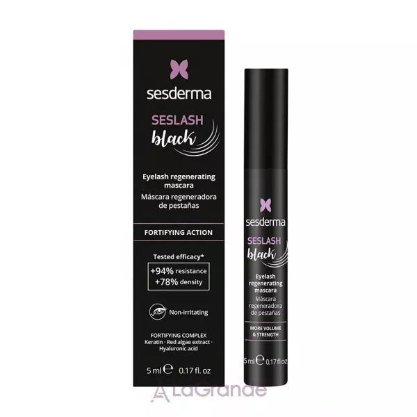 SesDerma Laboratories Seslash Black Eyelashes Regenerating Mascara ����������������� ���� ��� ������