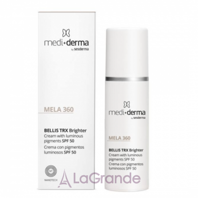 Mediderma Mela 360 Bellis TRX Brighter Cream with Luminous Pigments SPF 50      SPF 50