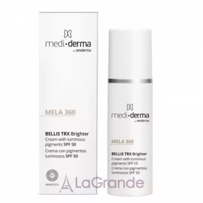 Mediderma Mela 360 Bellis TRX Brighter Cream with Luminous Pigments SPF 50      SPF 50