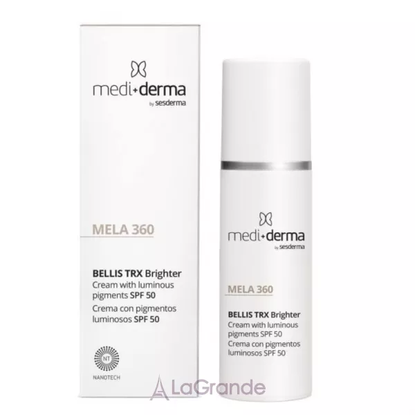 Mediderma Mela 360 Bellis TRX Brighter Cream with Luminous Pigments SPF 50 ����������� ���� � ���������� � SPF 50