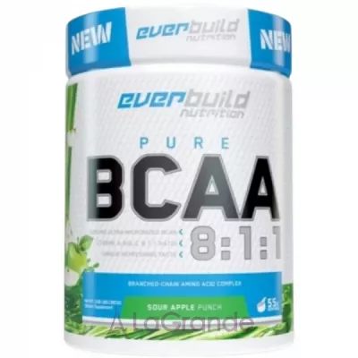 EverBuild Nutrition BCAA 8:1:1 Pure Sour Apple Punch   BCAA 8:1:1    