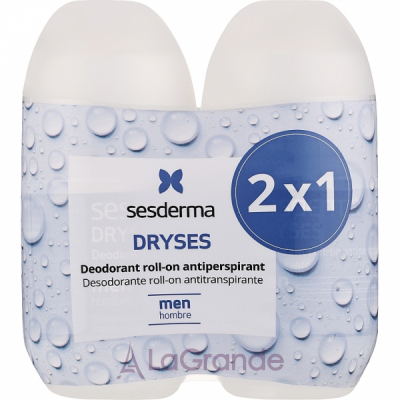 SesDerma Laboratories Dryses Deodorant For Men Duo ����� ��������� ������������ ��� ������ (roll/on/deo/75mlx2)