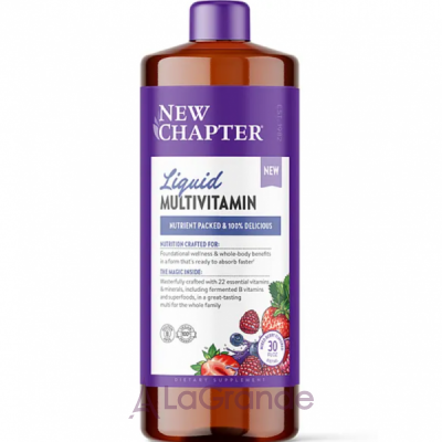 New Chapter Vegan Liquid Multivitamin for the Whole Family         