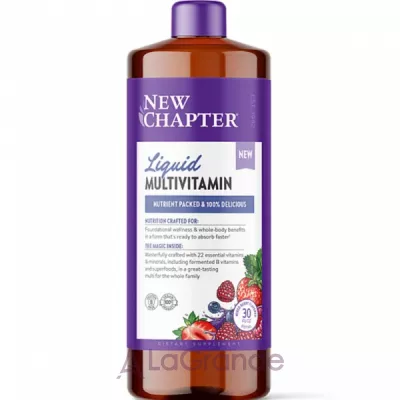 New Chapter Vegan Liquid Multivitamin for the Whole Family         