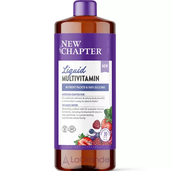 New Chapter Vegan Liquid Multivitamin for the Whole Family ������ �������������� ��� ���� ����� �� ������ ������� ����