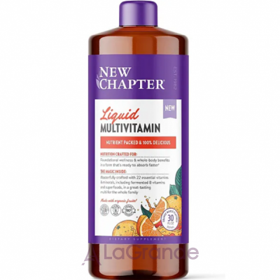 New Chapter Vegan Liquid Multivitamin for the Whole Family ������ �������������� ��� ���� ����� �� ������  ��������-�����