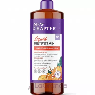New Chapter Vegan Liquid Multivitamin for the Whole Family ������ �������������� ��� ���� ����� �� ������  ��������-�����