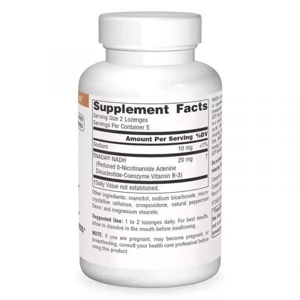 Source Naturals NADH 10 mg Peppermint �������������������� �������� �� ������ ����