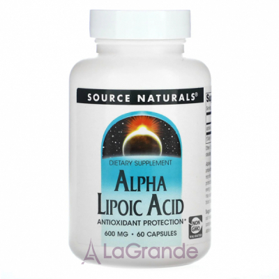 Source Naturals Alpha Lipoic Acid 600 mg   