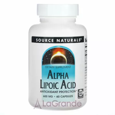 Source Naturals Alpha Lipoic Acid 600 mg   