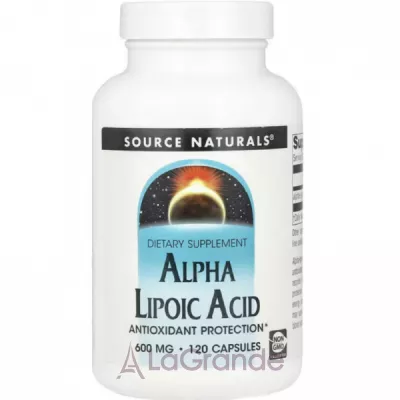 Source Naturals Alpha Lipoic Acid 600 mg ĳ������ ������� 