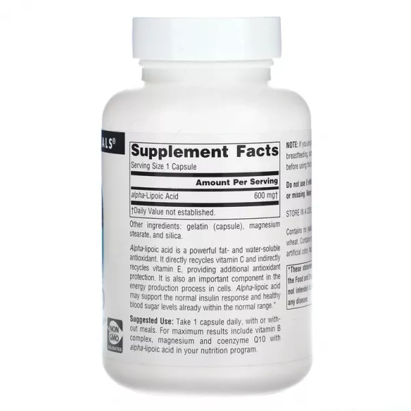 Source Naturals Alpha Lipoic Acid 600 mg ����������� ������� 