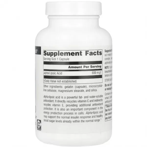 Source Naturals Alpha Lipoic Acid 600 mg ����������� ������� 