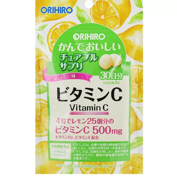 Orihiro Vitamin C 500 mg ������� C �� ������ ������ 500��