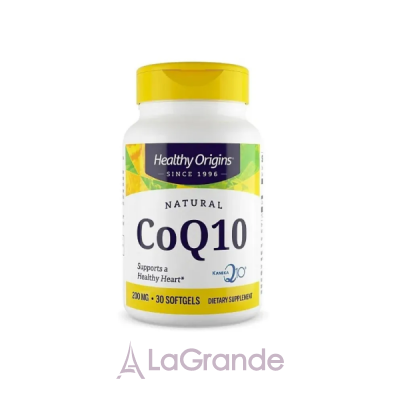 Healthy Origins Natural CoQ10 (Ubiquinone)  Q10 (Ubiquinone)