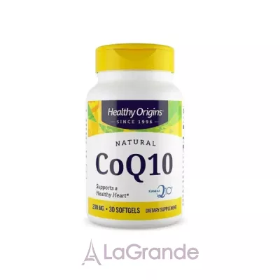 Healthy Origins Natural CoQ10 (Ubiquinone)  Q10 (Ubiquinone)