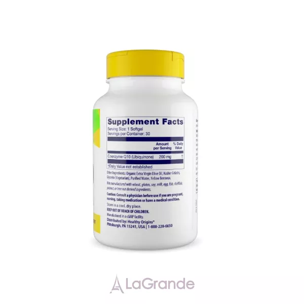 Healthy Origins Natural CoQ10 (Ubiquinone) ������� Q10 (Ubiquinone)