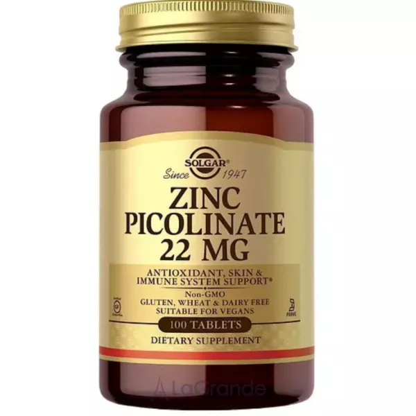 Solgar Zinc Picolinate 22 mg ĳ������ ������� 