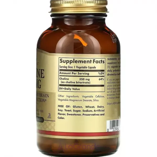 Solgar Choline 350 mg ĳ������ ������� 