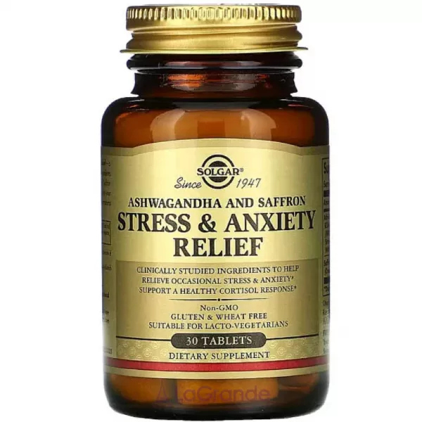 Solgar Stress & Anxiety Relief ĳ������ ������� ��� ������ ������ �� �������