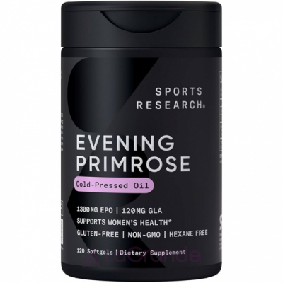 Sports Research Evening Primrose Oil 1300 mg    1300 