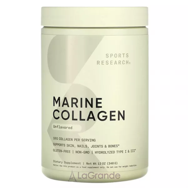 Sports Research Marine Collagen Unflavored ĳ������ ������� 