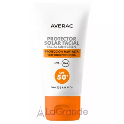 ֲ Averac Solar Facial Sunscreem SPF50+     SPF50+
