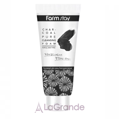 Farmstay Charcoal Pure Cleansing Foam     