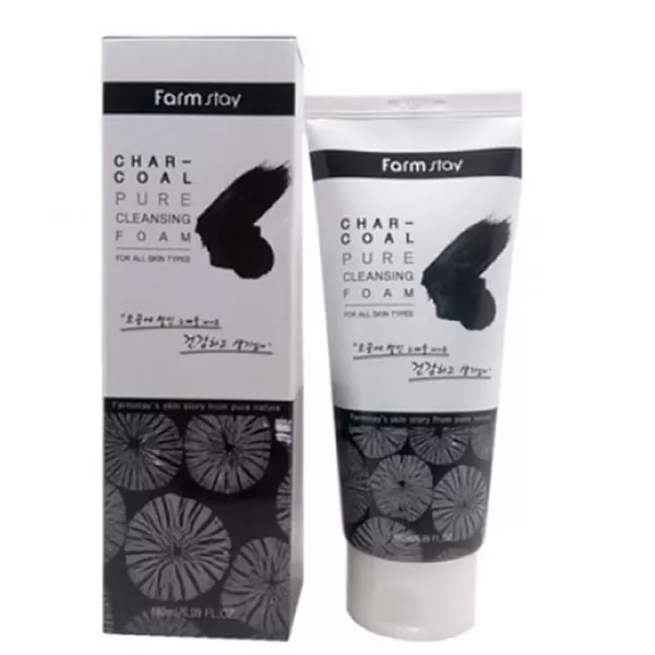 �ֲ��� Farmstay Charcoal Pure Cleansing Foam ϳ���, �� �����, � �������� �������