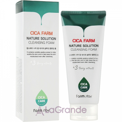 ֲ FarmStay Cica Farm Nature Solution Cleansing Foam ϳ     