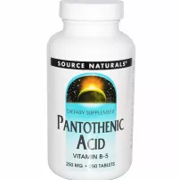Source Naturals Pantothenic Acid Vitamin B-5 250 mg ĳ������ ������� "����������� �������" ³���� �-5 250 ��