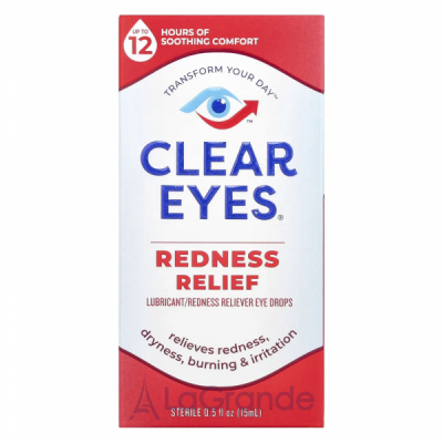 Clear Eyes Redness Relief Lubricant Eye Drops       
