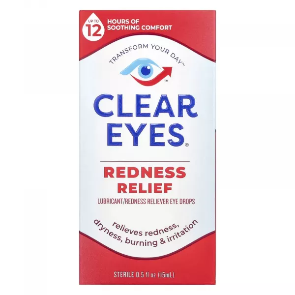 Clear Eyes Redness Relief Lubricant Eye Drops ������� ����� ��� ������ � ������ �����������