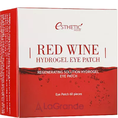 ֲ Esthetic House Red Wine Hydrogel Eye Patch ó       