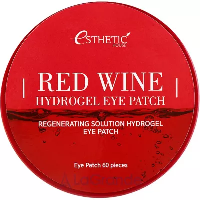 ֲ Esthetic House Red Wine Hydrogel Eye Patch ó       